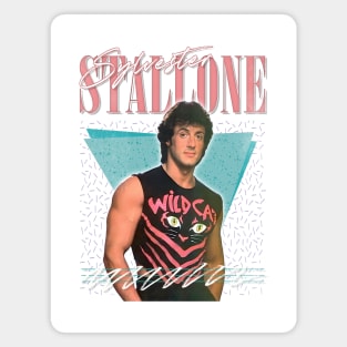 Sylvester Stallone /// 80s Retro Aesthetic Magnet